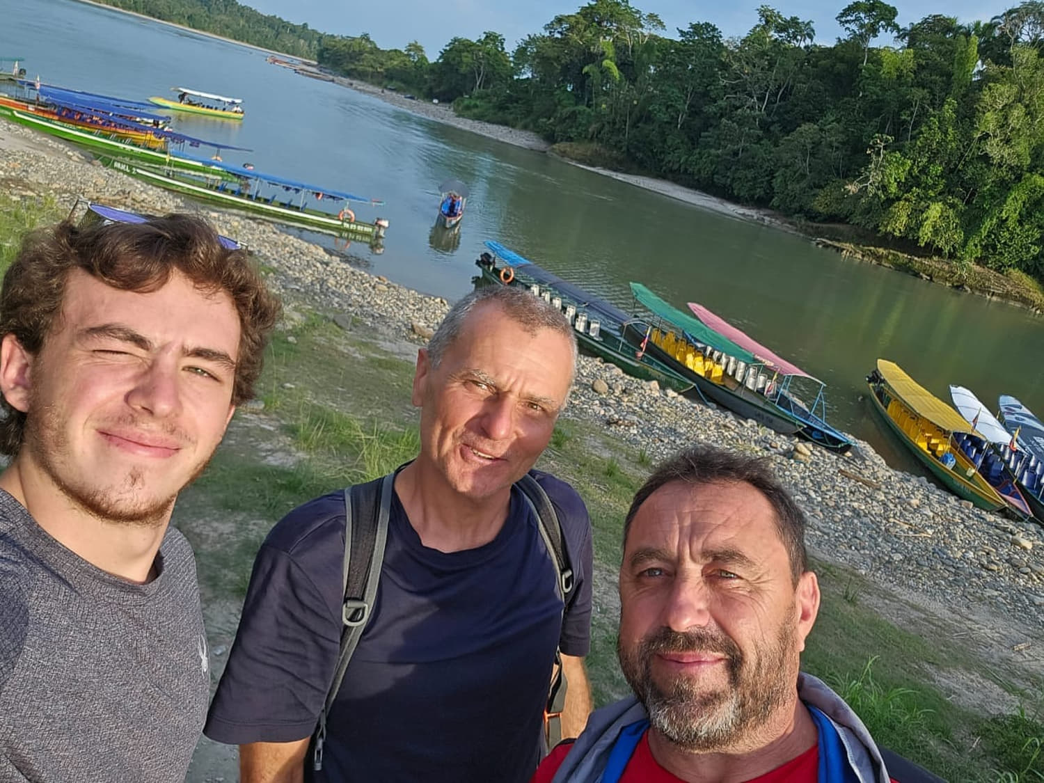 selfie next to a river