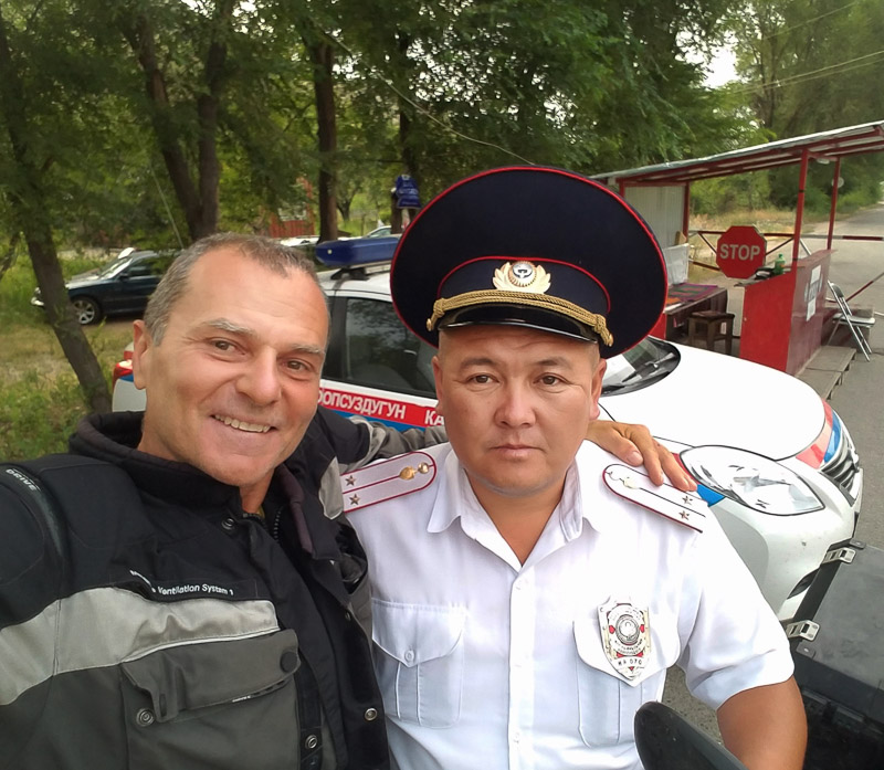 selfie with a policeman