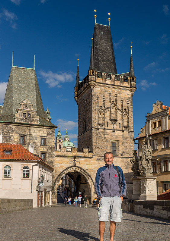 Prague's steep roofs