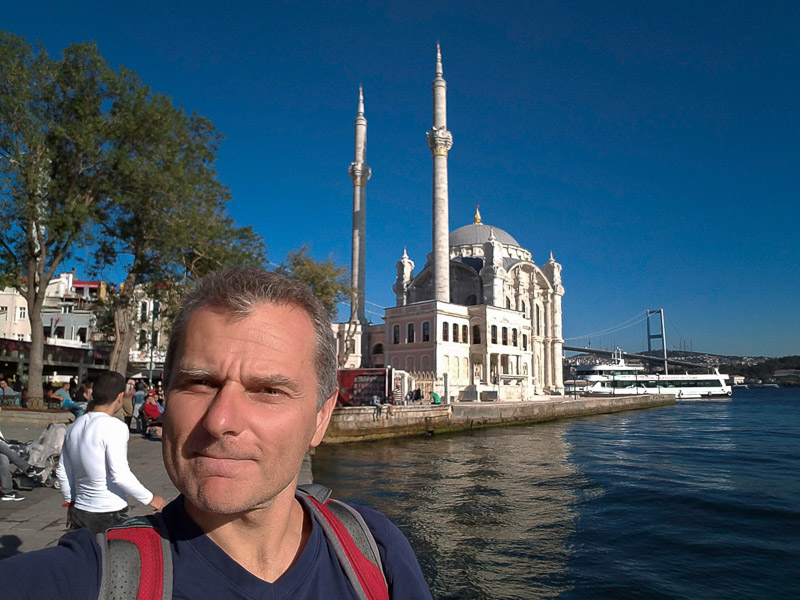 Mosque by the Bosphorus bridge