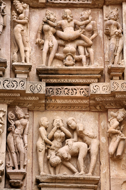 Khajuraho temple erotic carvigs